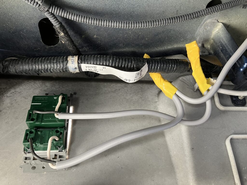 バンパー内の写真